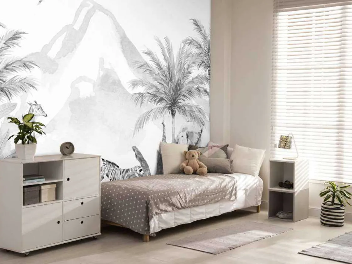 jungle_dieren_in_zwartwit_17.webp Hot Jungle dieren in zwart-wit Kinderkamer