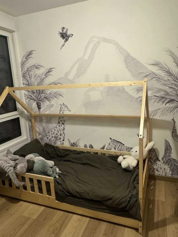 Hot Jungle dieren in zwart-wit Kinderkamer