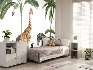 Fashion Jungle Jive - White Kinderkamer