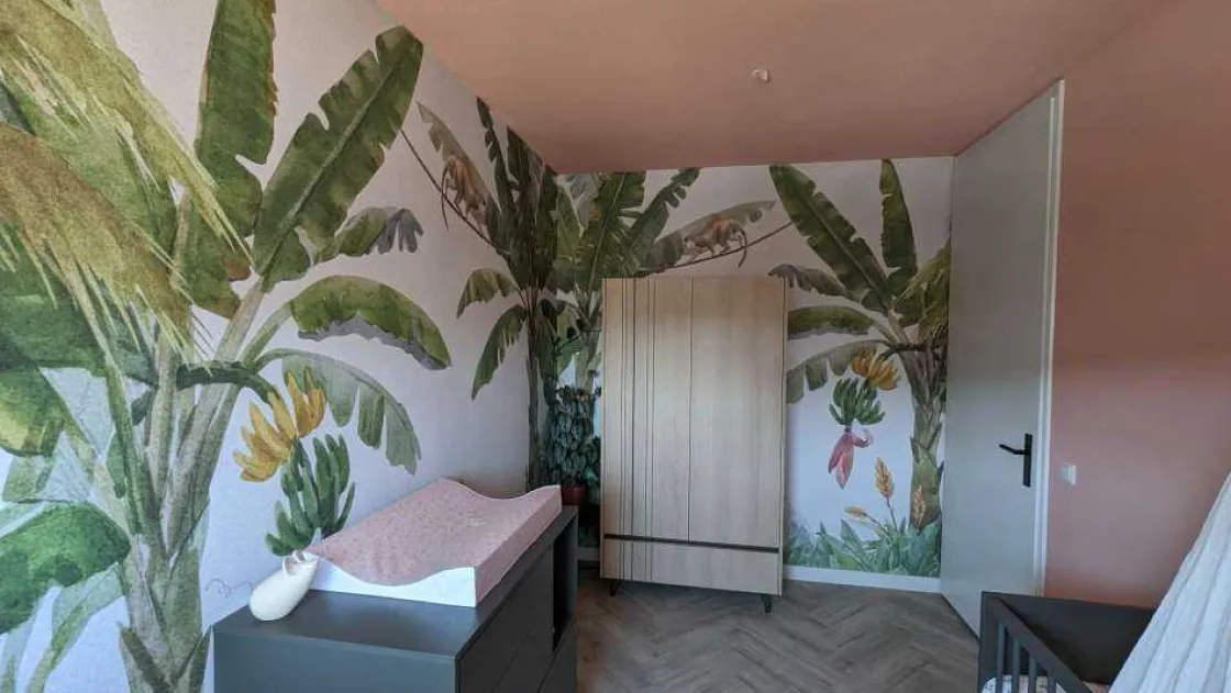 jungle_met_kleurrijke_die_2.webp Fashion Jungle met kleurrijke dieren Kinderkamer