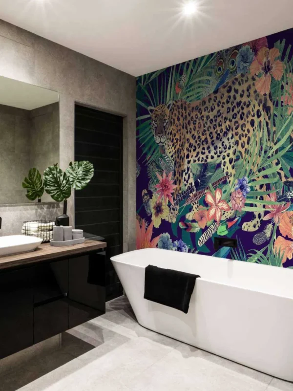 Clearance Jungle print met luipaarden fotobehang Dieren