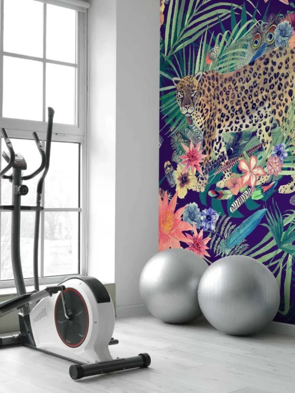 Clearance Jungle print met luipaarden fotobehang Dieren