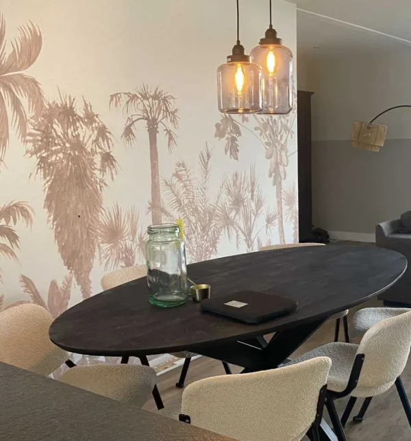 New Jungle thema in taupe Kinderkamer