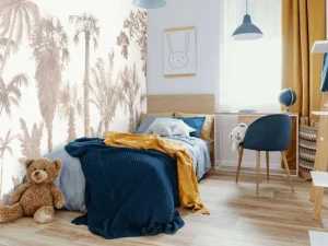 New Jungle thema in taupe Kinderkamer