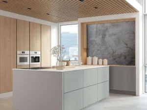 Hot Kale betonnen muur fotobehang Keuken | Oppervlakten