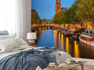 Discount Kerk op de Prinsengracht in Amsterdam fotobehang Steden | Architectuur