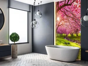 Fashion Kersenbloesem bomen fotobehang Bloemen
