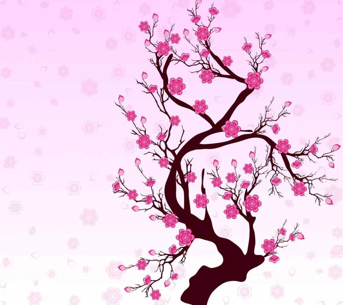 kersenbloesem_design_foto_0.webp Hot Kersenbloesem design fotobehang Kinderkamer | Bloemen