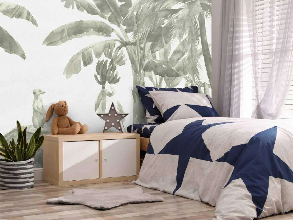 kleine_jungle_dieren_in_g_7.webp Best Kleine jungle dieren in groen Kinderkamer | Dieren