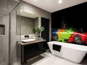 Hot Kleurrijke auto design fotobehang Kinderkamer | Transport