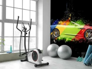 Hot Kleurrijke auto design fotobehang Kinderkamer | Transport