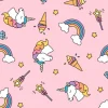 Fashion Kleurrijke eenhoorn patroon Kinderkamer | Dieren