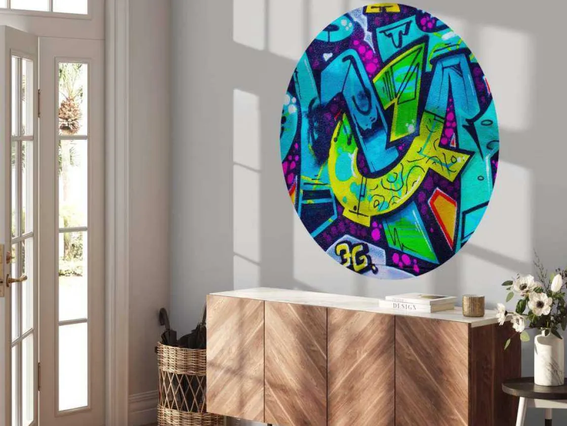kleurrijke_graffiti_creat_5.webp Online Kleurrijke graffiti creatie op een muur fotobehang Tienerkamer | Kunst & Design
