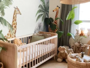 Discount Kleurrijke jungle dieren Kinderkamer