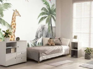 Discount Kleurrijke jungle dieren Kinderkamer