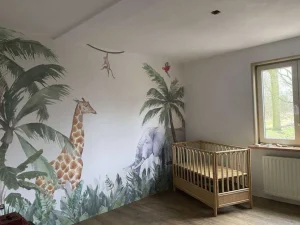 Discount Kleurrijke jungle dieren Kinderkamer