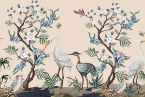 Discount Kleurrijke reigers Dieren