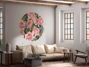 Fashion Kleurrijke rozen design fotobehang Tienerkamer | Bloemen