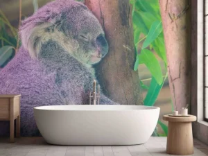 Outlet Koala aan het slapen fotobehang Kinderkamer | Dieren
