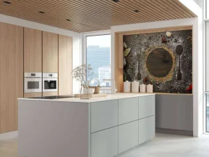 Discount Kruiden op een eettafel fotobehang Keuken
