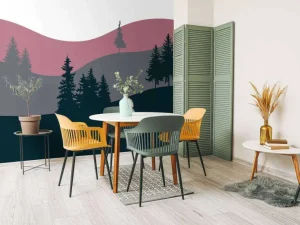 Sale Landscape Roze Kinderkamer