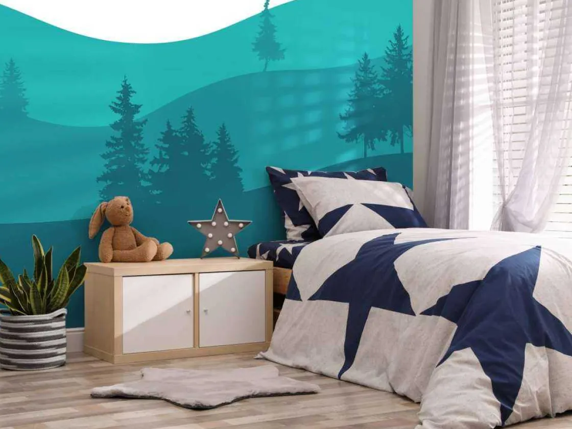 landscape_turquoise_7.webp Hot Landscape Turquoise Kinderkamer