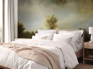 Outlet Landschap met stenen brug fotobehang Kunst & Design