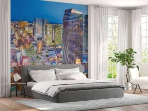Hot Las Vegas verlicht fotobehang Architectuur