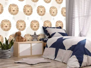 Best Leeuwen patroon Kinderkamer