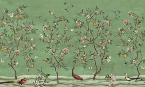 Fashion Lemon Tree Chinoiserie - Green Bloemen