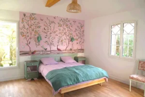 Hot Lemon Tree Chinoiserie - Pink Bloemen