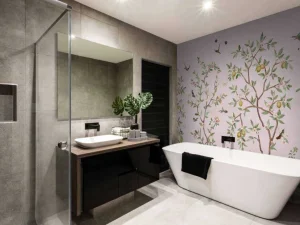 Hot Lemon Tree Chinoiserie - Pink Bloemen