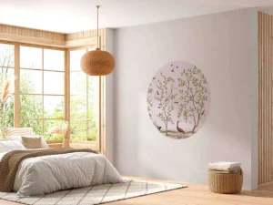 Hot Lemon Tree Chinoiserie - Pink Bloemen
