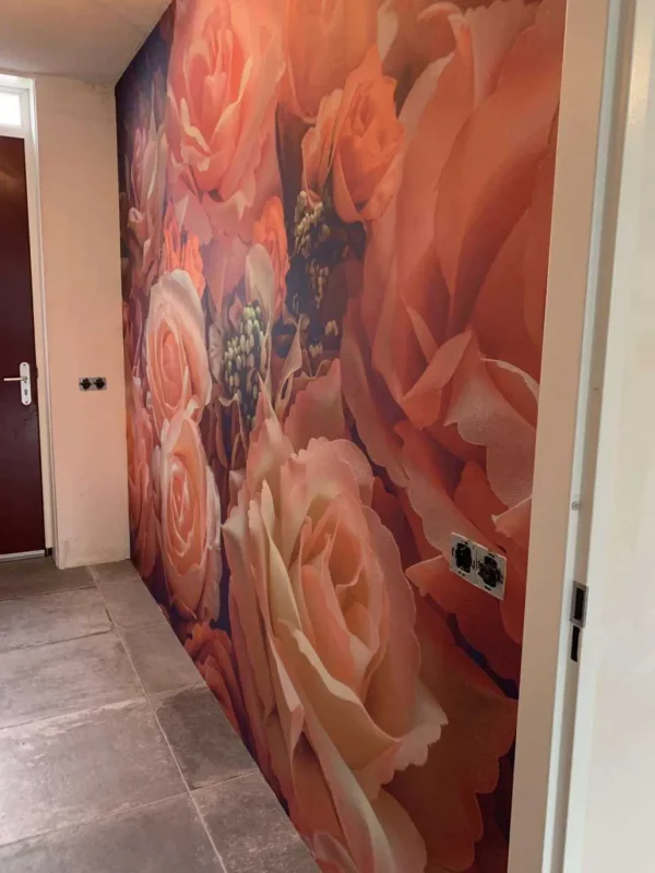 Outlet Liefdevol rozenboeket fotobehang Tienerkamer | Bloemen