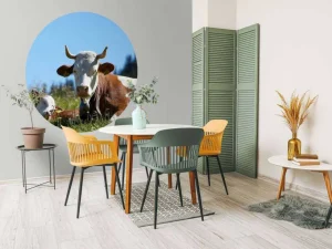 Best Liggende Koe en Kalf fotobehang Dieren