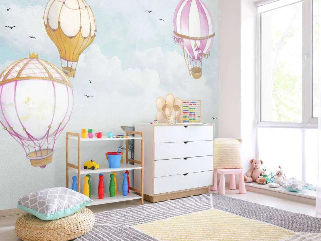luchtballonnen_roze_1.webp Sale Luchtballonnen roze Kinderkamer
