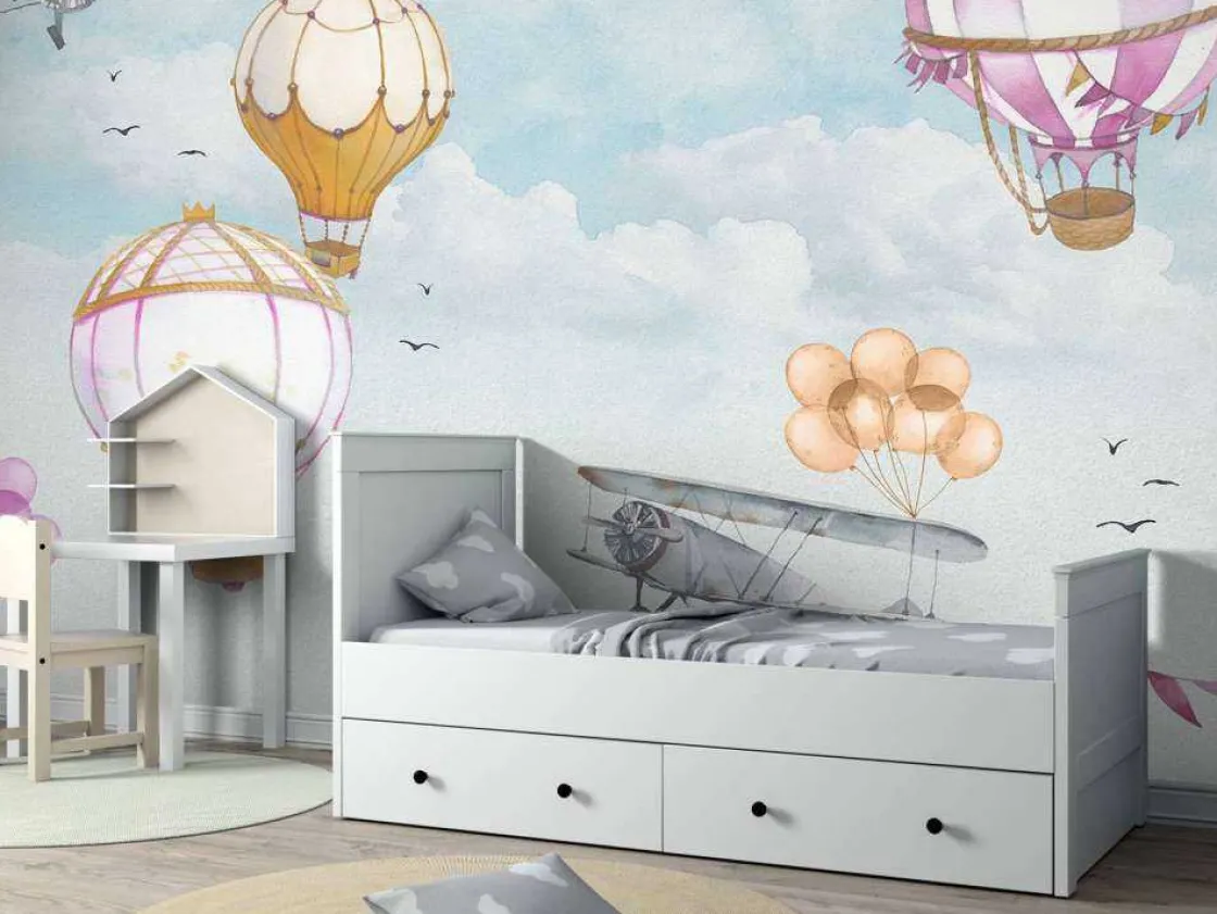 luchtballonnen_roze_2.webp Sale Luchtballonnen roze Kinderkamer