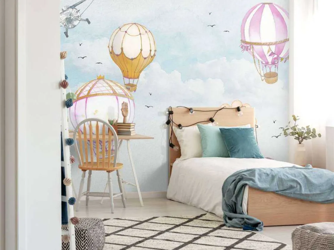 luchtballonnen_roze_4.webp Sale Luchtballonnen roze Kinderkamer