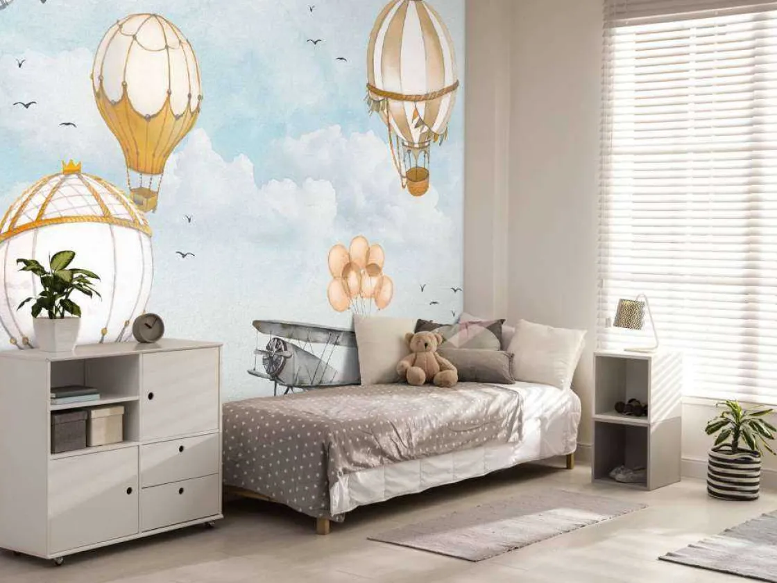 luchtballonnen_waterverf_1.webp Outlet Luchtballonnen waterverf Kinderkamer