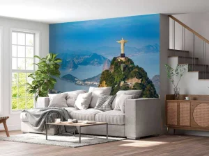 Outlet Luchtfoto van Rio de Janeiro fotobehang Kunst & Design