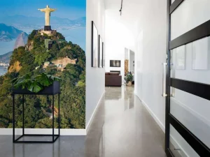 Outlet Luchtfoto van Rio de Janeiro fotobehang Kunst & Design