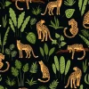 New Luipaard Patroon met bladeren fotobehang Dieren