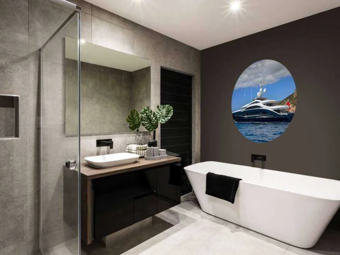 luxe_jacht_aan_de_kust_fo_5.webp New Luxe jacht aan de kust fotobehang Tienerkamer | Transport