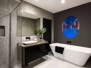 Sale Luxueus zwembad fotobehang Tienerkamer | 3d
