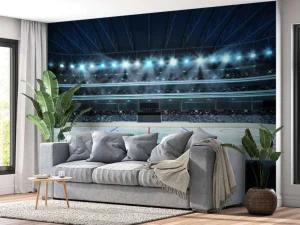 Hot Luxueuze ijshockey arena fotobehang Kinderkamer | Sport