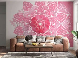 Hot Mandala met bloemenpatroon Bloemen