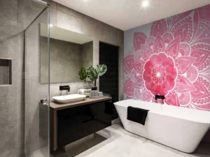 Hot Mandala met bloemenpatroon Bloemen