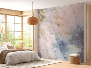 Fashion Marmer met gouden en roze accenten fotobehang Oppervlakten