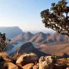 Best Meer in Zuid-Afrika fotobehang Bloemen