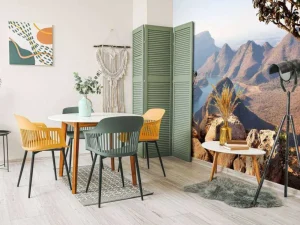 Best Meer in Zuid-Afrika fotobehang Bloemen